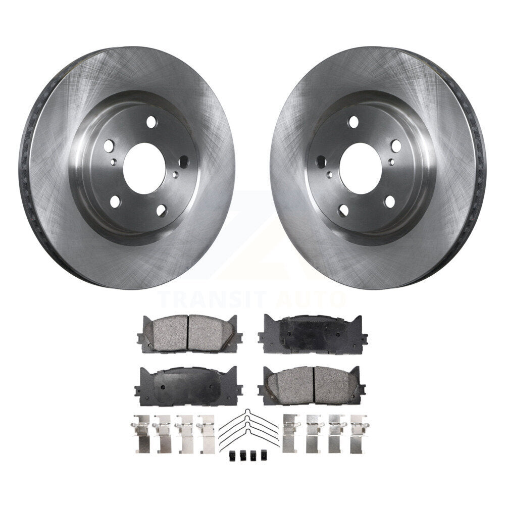 Brake Rotor And Ceramic Pad Front Kit For Toyota Camry Lexus ES350 Avalon ES300h