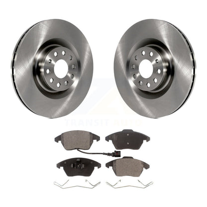 Brake Rotor And Ceramic Pad Front Kit For Volkswagen Golf CC GTI Audi A3 Quattro