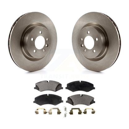 Disc Brake Rotors Ceramic Pad Front Kit For Land Rover Range Sport LR4 Discovery
