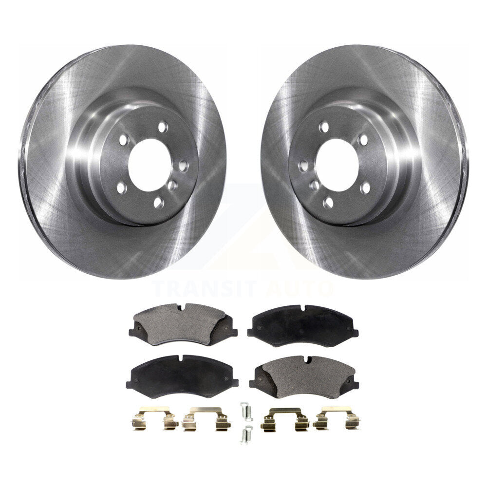 Brake Rotor Ceramic Pad Front Kit For 10-12 Land Rover Range Naturally Aspirated