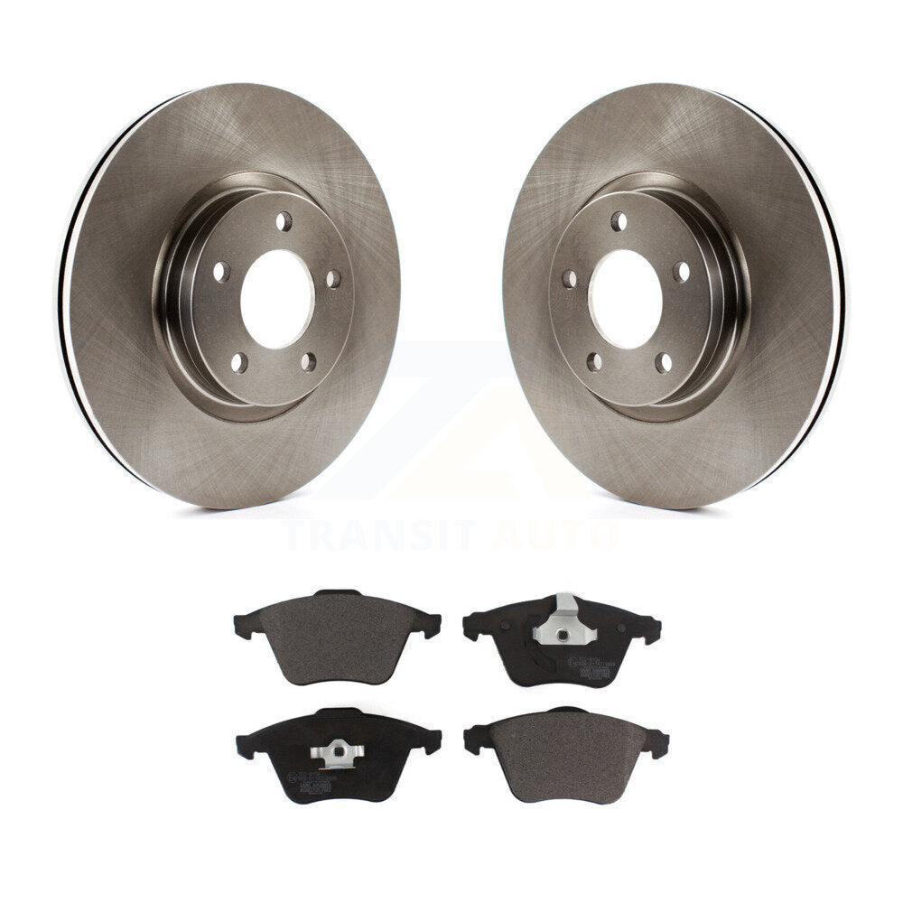 Disc Brake Rotors And Ceramic Pads Front Kit For Mazda 3