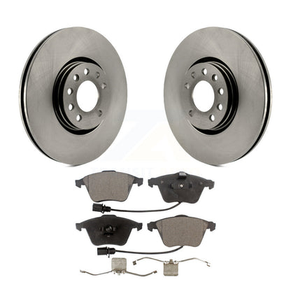 Brake Rotors Ceramic Pad Front Kit For Saab 9-3X With 314mm Diameter Rotor