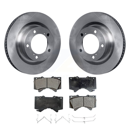 Brake Rotor And Ceramic Pad Front Kit For Toyota Tundra Sequoia Lexus LX570 Land