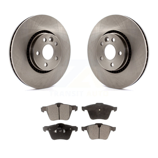 Brake Rotor & Ceramic Pad Front Kit For Volvo XC70 S60 V60 S80 Cross Country V70
