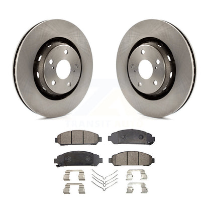 Disc Brake Rotors And Ceramic Pads Front Kit For 2009-2016 Toyota Venza