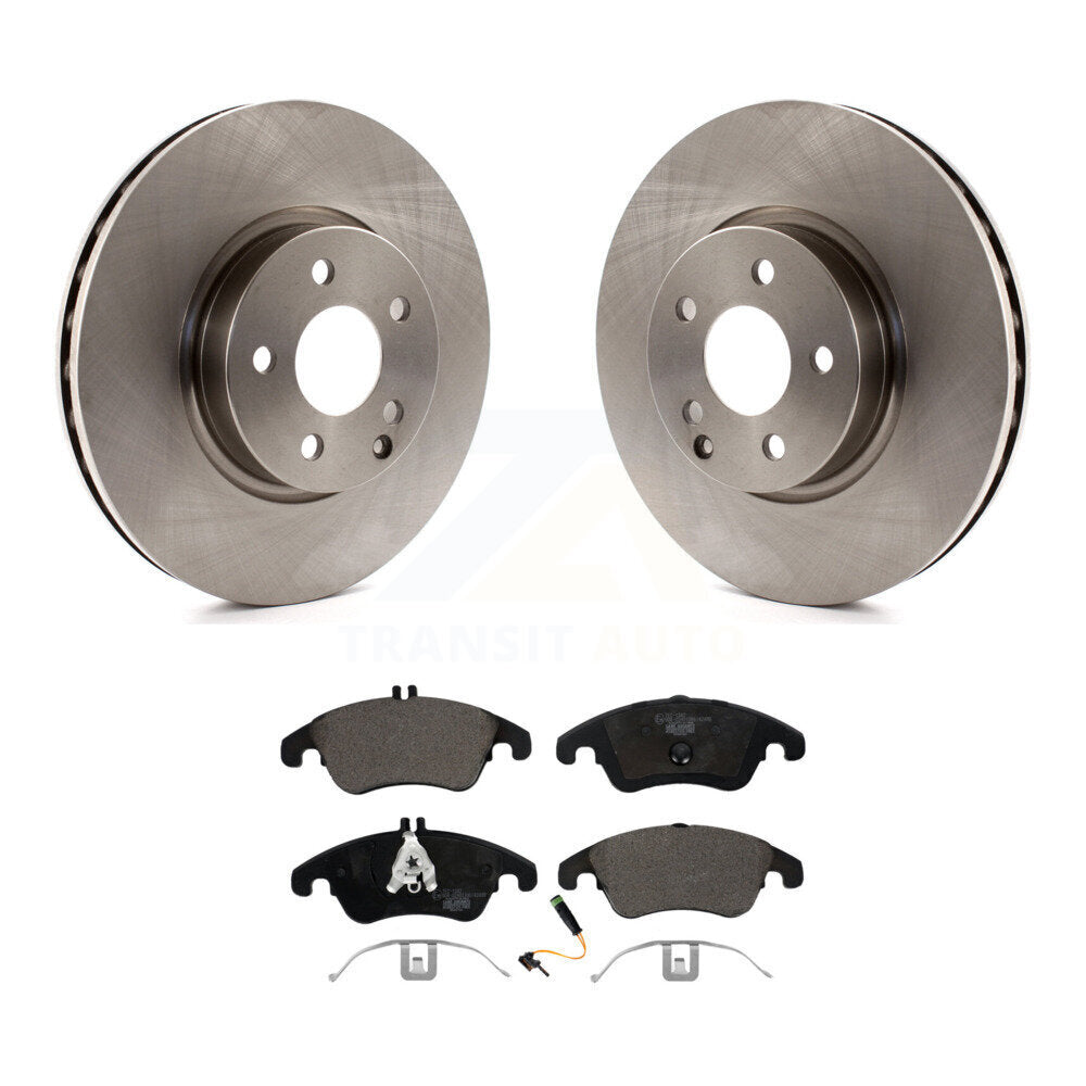 Brake Rotor And Ceramic Pad Front Kit For Mercedes-Benz C300 E350 C350 E400 E250
