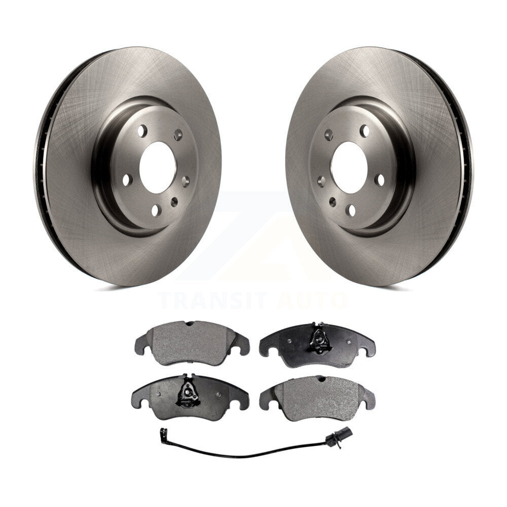 Brake Rotor And Ceramic Pad Front Kit For Audi A4 Quattro Q5 A5 allroad A7 S5 A6