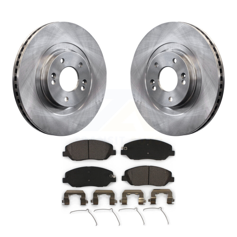 Disc Brake Rotors And Ceramic Pads Front Kit For Hyundai Santa Fe XL