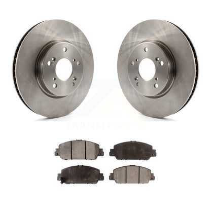 Disc Brake Rotors And Ceramic Pads Front Kit For Honda Accord