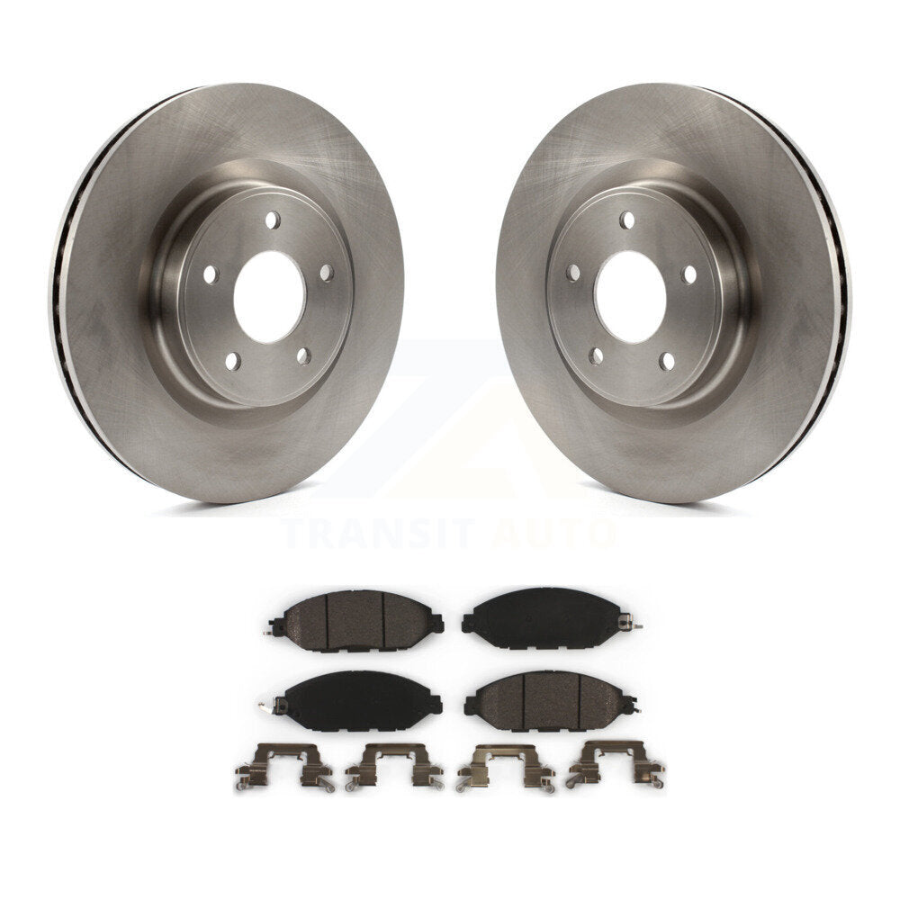 Brake Rotor And Ceramic Pad Front Kit For Nissan Murano Pathfinder INFINITI QX60