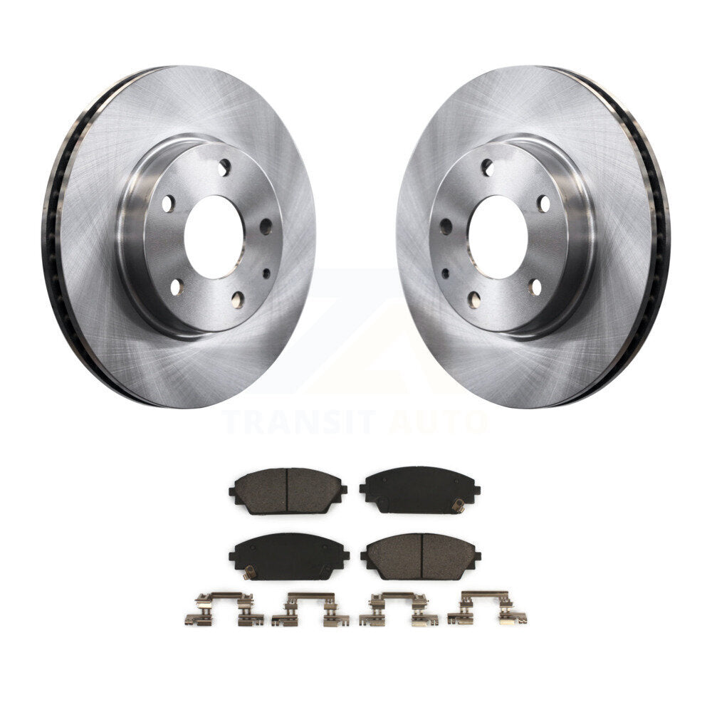 Disc Brake Rotors And Ceramic Pads Front Kit For Mazda 3 CX-3 Sport