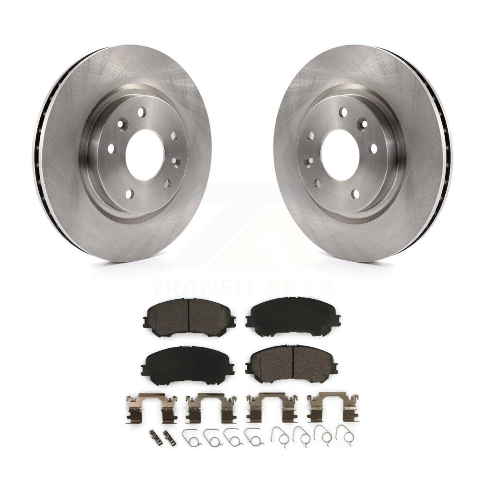 Disc Brake Rotors And Ceramic Pads Front Kit For Nissan Rogue Sport Qashqai
