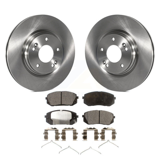 Brake Rotor Ceramic Pad Front Kit For Hyundai Sonata Kona Electric Kia Optima EV
