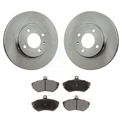 Disc Brake Rotors And Ceramic Pads Front Kit For Volkswagen Cabrio Golf Passat