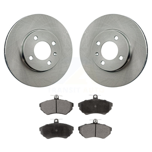 Disc Brake Rotors And Ceramic Pads Front Kit For Volkswagen Cabrio Golf Passat