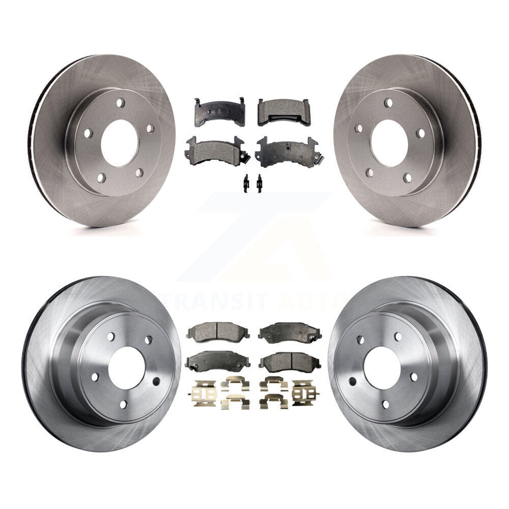 Brake Rotor And Ceramic Pad Front Rear Kit For 1997 Chevrolet S10 GMC Sonoma 4WD