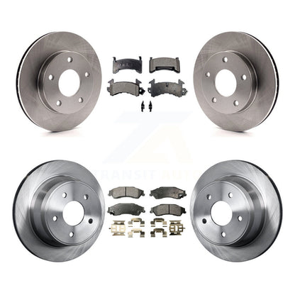 Brake Rotor And Ceramic Pad Front Rear Kit For 1997 Chevrolet S10 GMC Sonoma 4WD