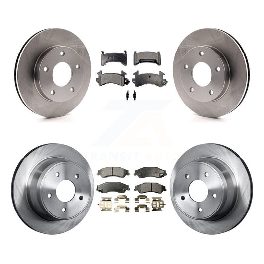 Brake Rotor And Ceramic Pad Front Rear Kit For 1997 Chevrolet S10 GMC Sonoma 4WD