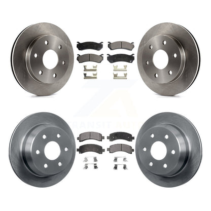 Disc Brake Rotors And Ceramic Pads Front Rear Kit For Chevrolet Avalanche 1500