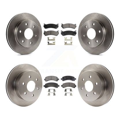 Brake Rotor And Ceramic Pad Front Rear Kit For GMC Savana 2500 Chevrolet Express