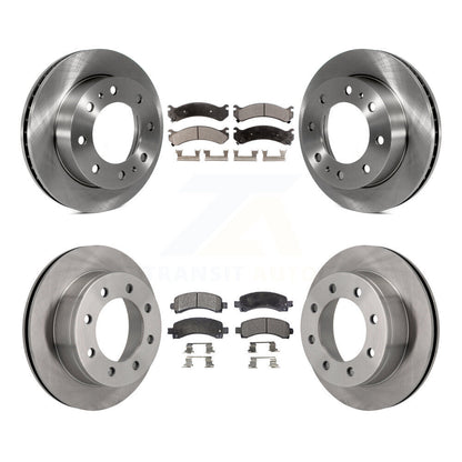 Brake Rotor And Ceramic Pad Front Rear Kit For GMC Savana 2500 Chevrolet Express