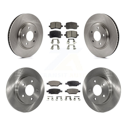 Brake Rotor & Ceramic Pad Front Rear Kit For Chevrolet Cobalt Saturn Ion Pontiac