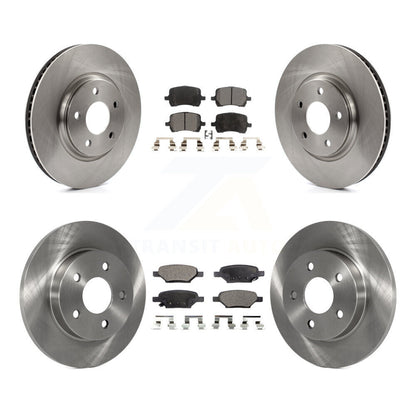 Brake Rotor Ceramic Pad Front Rear Kit For Chevrolet Malibu Pontiac G6 Cobalt G5
