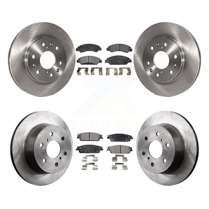 Brake Rotor & Ceramic Pad Front Rear Kit For Chevrolet Avalanche Cadillac GMC XL