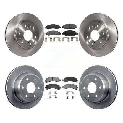 Brake Rotor And Ceramic Pad Front Rear Kit For Chevrolet Express 1500 GMC Savana
