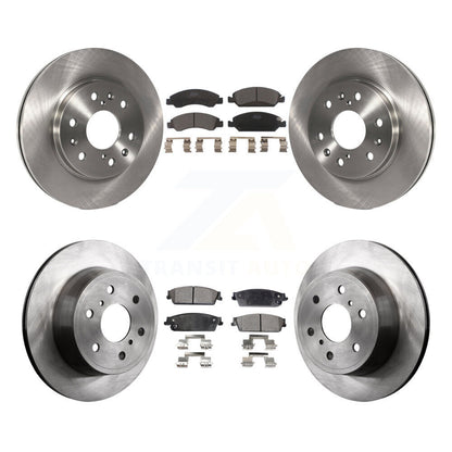 Brake Rotor & Ceramic Pad Front Rear Kit For Chevrolet GMC Sierra 1500 Silverado
