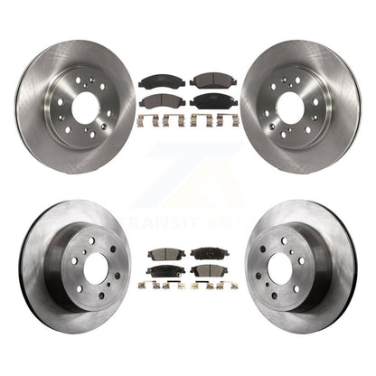 Brake Rotor & Ceramic Pad Front Rear Kit For GMC Chevrolet Sierra 1500 Silverado