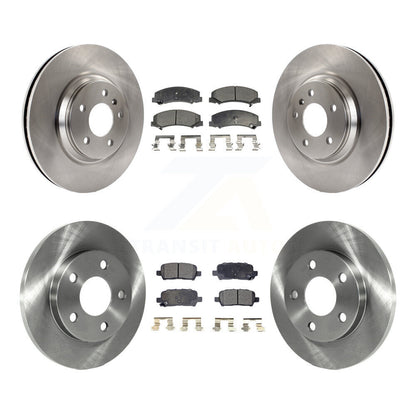 Disc Brake Rotors And Ceramic Pads Front Rear Kit For Chevrolet Impala Limited