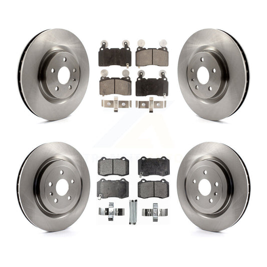 Disc Brake Rotors & Ceramic Pad Front Rear Kit For 2010-2015 Chevrolet Camaro SS
