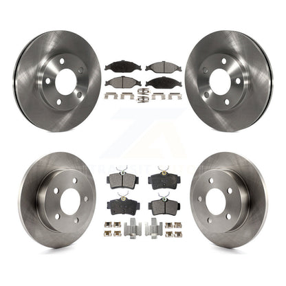 Disc Brake Rotors And Ceramic Pads Front Rear Kit For Ford Mustang