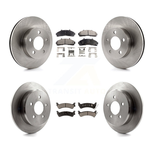 Brake Rotor & Ceramic Pad Front Rear Kit For Ford Explorer AWD 4WD From 01 02