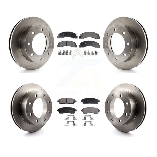 Brake Rotor & Ceramic Pad Front Rear Kit For Ford F-250 Super Duty Excursion 4WD