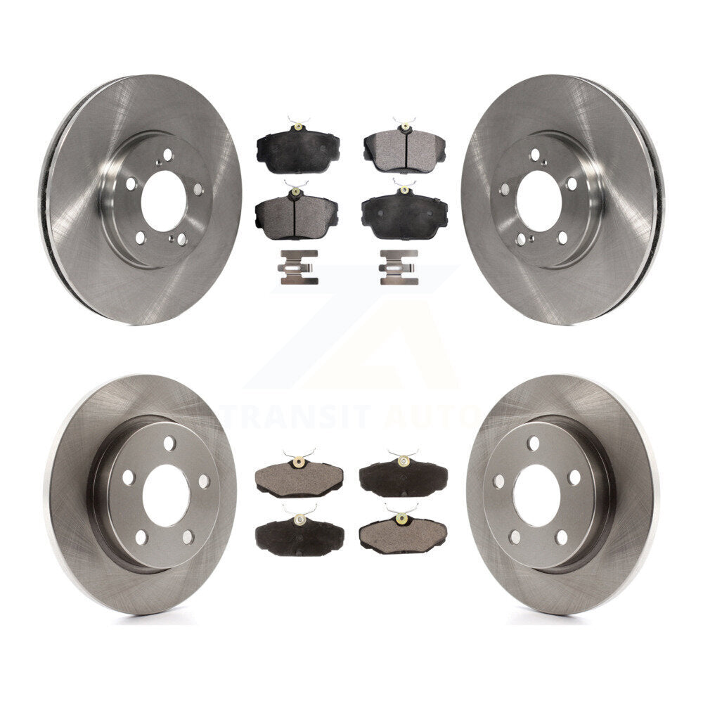 Brake Rotor Ceramic Pad Front Rear Kit For Ford Taurus Lincoln Continental Sable