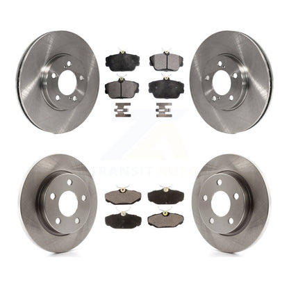 Brake Rotor Ceramic Pad Front Rear Kit For Ford Taurus Lincoln Continental Sable