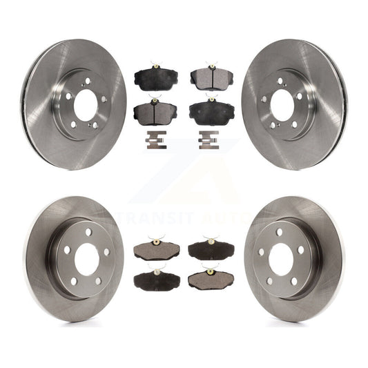 Brake Rotor Ceramic Pad Front Rear Kit For Ford Taurus Lincoln Continental Sable