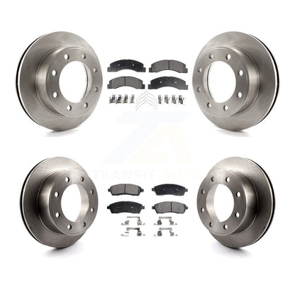 Brake Rotor & Ceramic Pad Front Rear Kit For Ford F-250 Super Duty Excursion 4WD