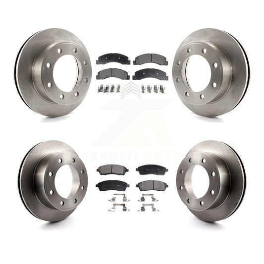 Brake Rotor & Ceramic Pad Front Rear Kit For Ford F-250 Super Duty Excursion 4WD
