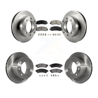 Brake Rotor & Ceramic Pad Front Rear Kit For 2008-2009 Ford F-250 Super Duty 4WD