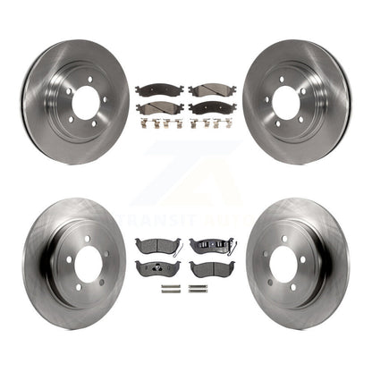 Disc Brake Rotor Ceramic Pad Front Rear Kit For Ford Explorer Sport Trac Mercury