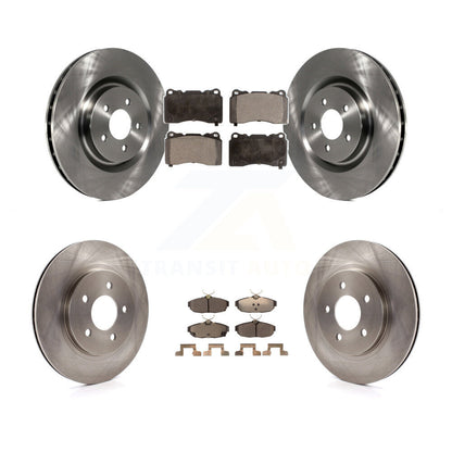 Brake Rotor Ceramic Pad Front Rear Kit For 12 Ford Mustang Boss 302 Shelby GT500