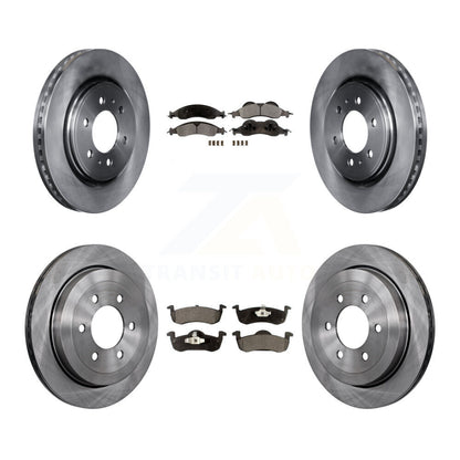 Brake Rotor And Ceramic Pad Front Rear Kit For Ford Expedition Lincoln Navigator