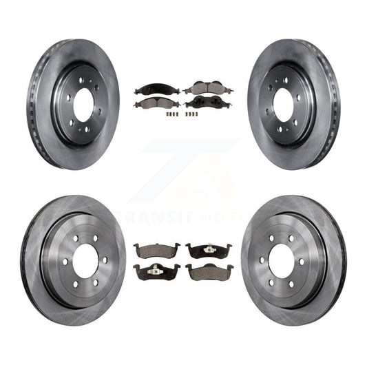 Brake Rotor And Ceramic Pad Front Rear Kit For Ford Expedition Lincoln Navigator