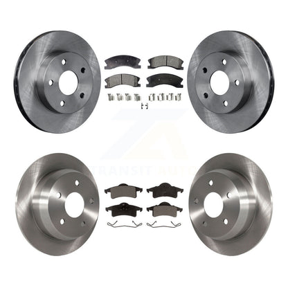 Disc Brake Rotors And Ceramic Pads Front Rear Kit For Jeep Grand Cherokee