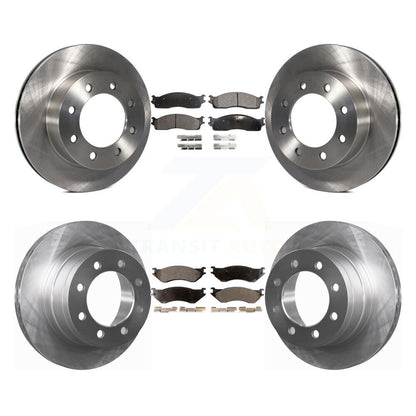 Disc Brake Rotors And Ceramic Pads Front Rear Kit For Dodge Ram 1500 3500 2500