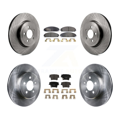 Brake Rotor Ceramic Pad Front Rear Kit For Dodge Charger Chrysler 300 Challenger