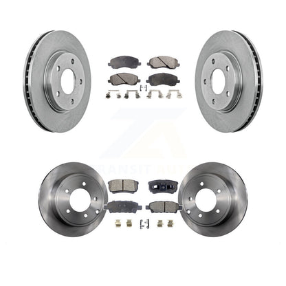 Disc Brake Rotors Ceramic Pad Front Rear Kit For Mitsubishi Lancer Dodge Caliber